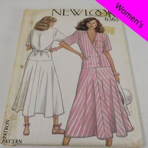 New Look 6365 Clothing Pattern Dress 8-18 UNCUT real paper